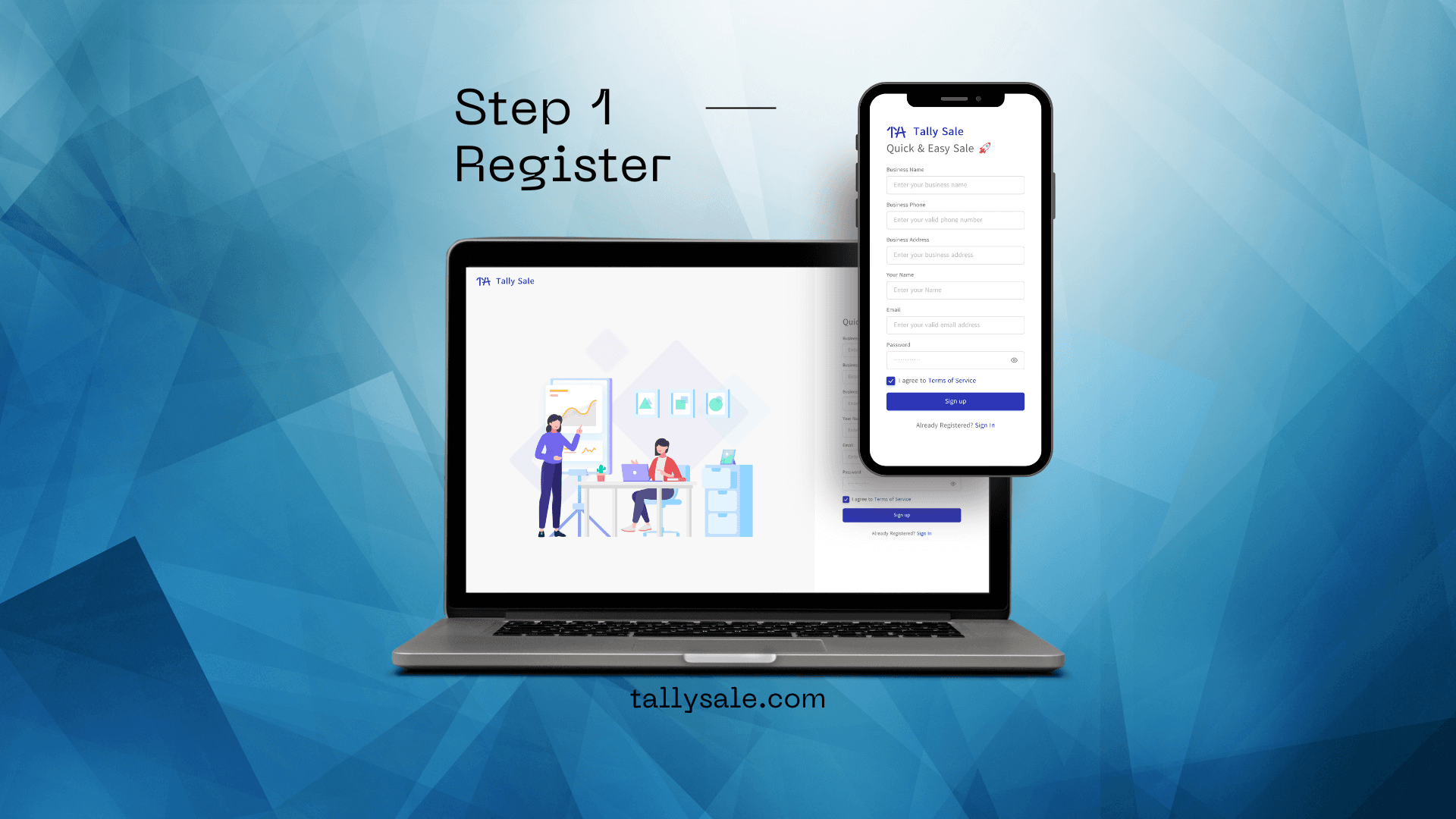Step 1 - Register